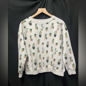 SM Wardrobe Cactus Print Sweatshirt
